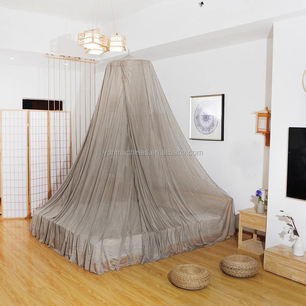Baby  Protection Canopy for Crib,Silver Fiber Mosquito Net with Safe Grounding Wire for Nursery