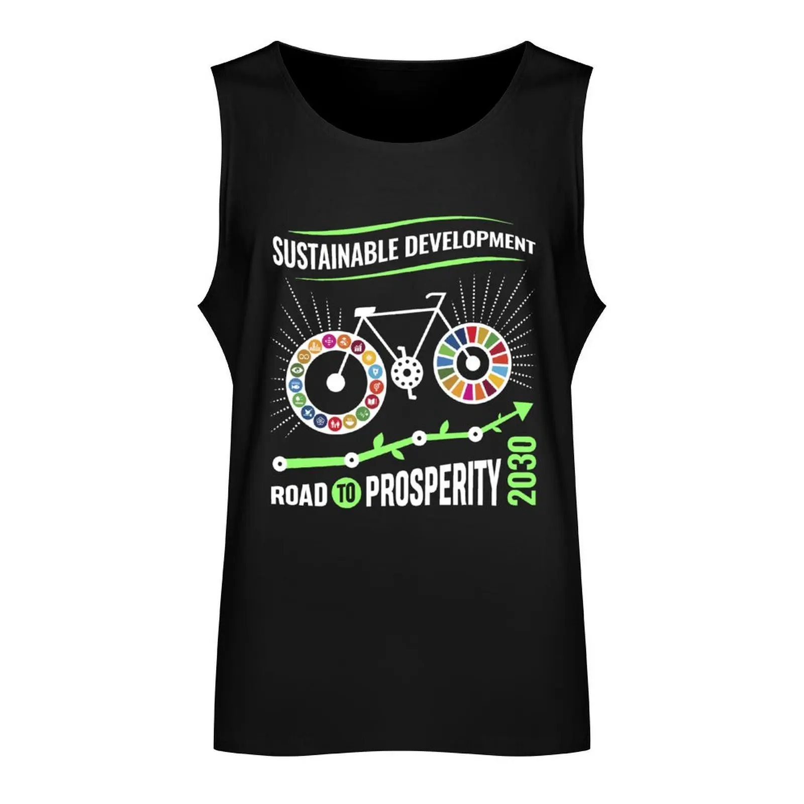 Sustainable Development Goals UN SDGs Tank Top plain t-shirt muscular man Gym wear best selling products