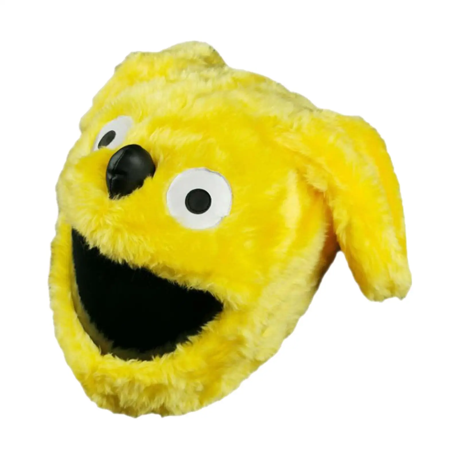 Funny Motorcycle Helmet Cover Cartoon Plush Easy Install Helmet Protector for Motorcyclists All Seasons