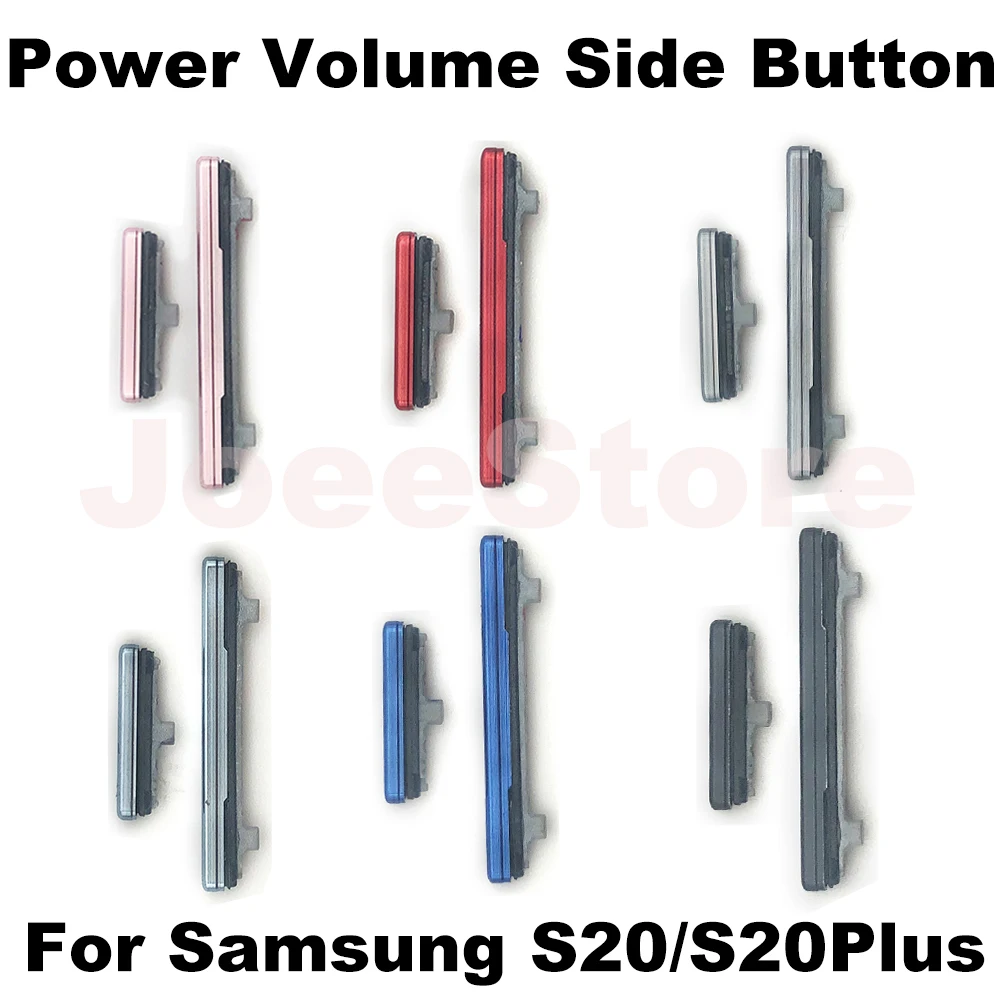 Power Volume Side Button For Samsung Galaxy S20 S20Plus S20Ultra S20FE Power ON OFF Switch Control Key External Plastic Button