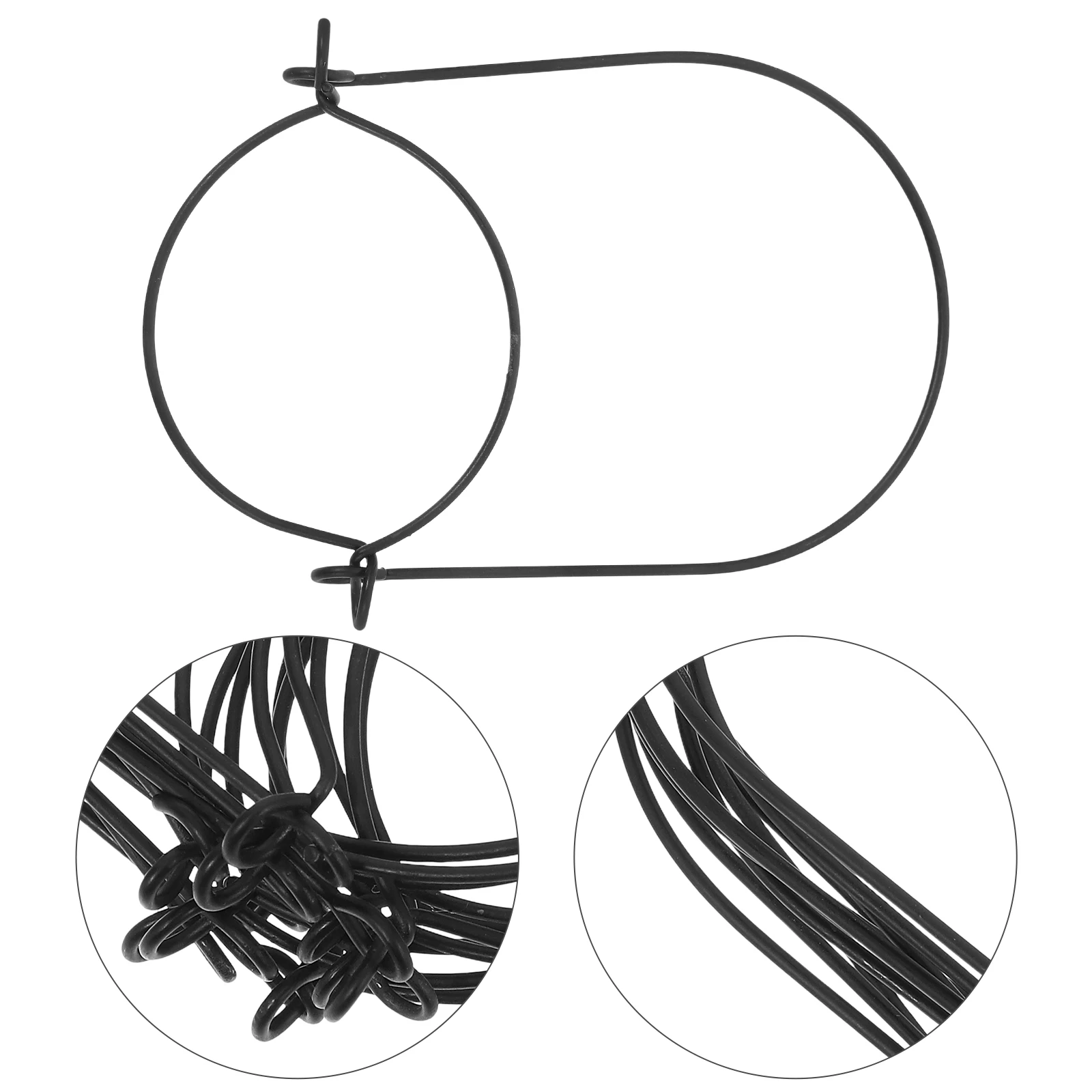 

10 Pcs Jar Handles Stainless Steel Hanging Hook Hydroponic Vase Carry Wire Canning Jars Hanger Glass Storage