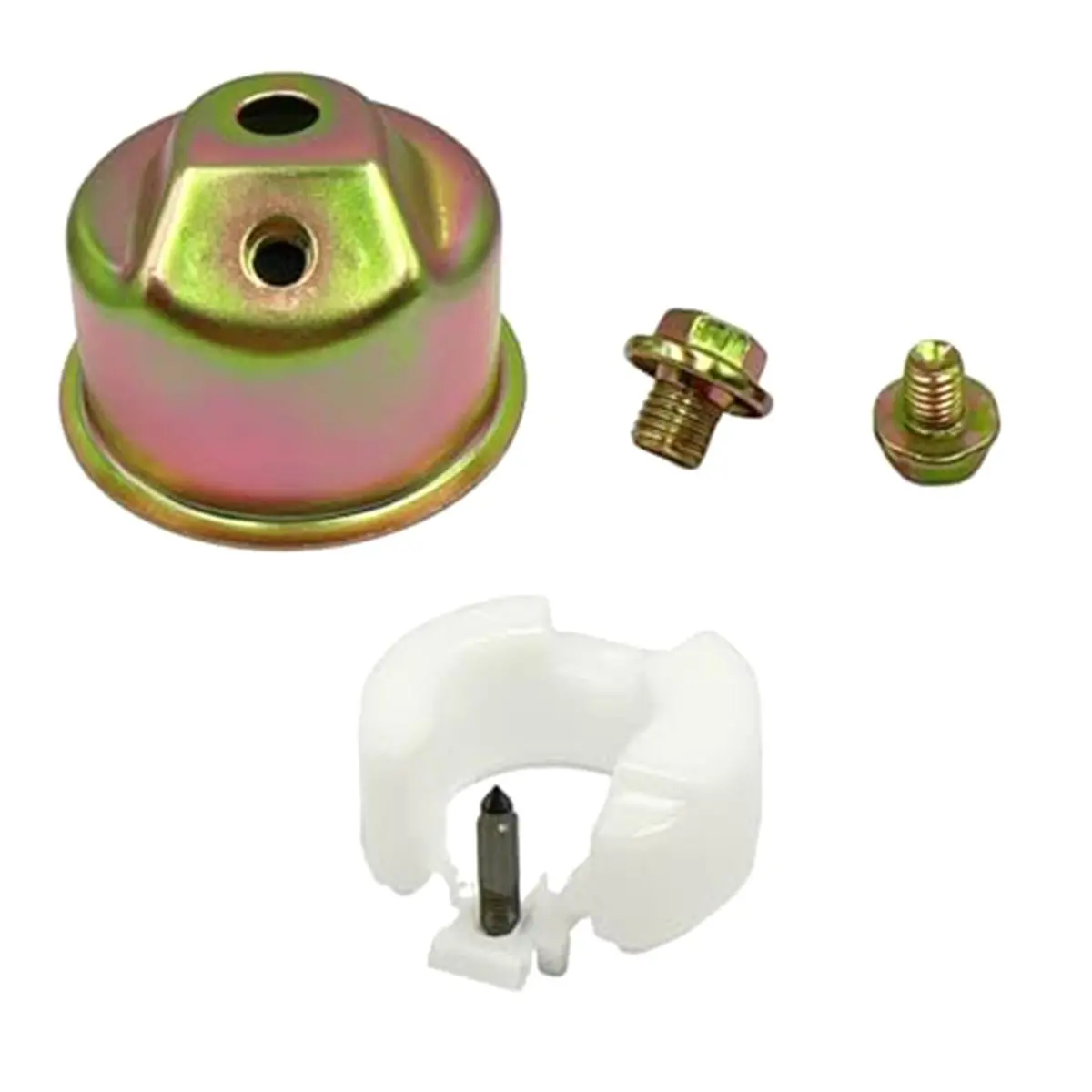 2Pc Bowl Kit Float Bowl Needle Spring Seal Pin Gaskets for GX120 GX160 GX200 GXV120 GXV140 GXV160 Engine