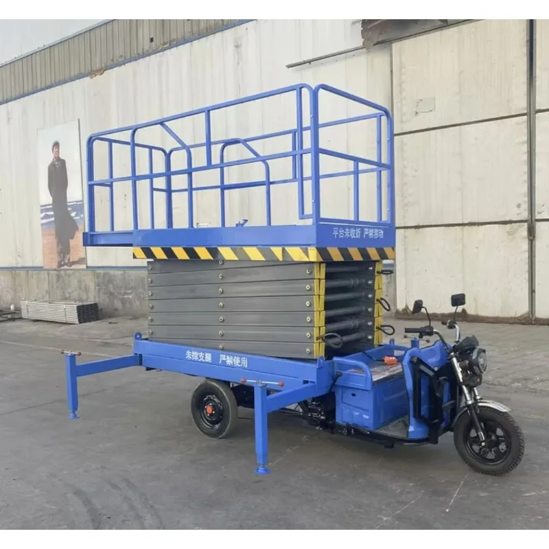 Elevador de tesoura em miniatura móvel para cilindro eletro-hidráulico de carregamento de carga