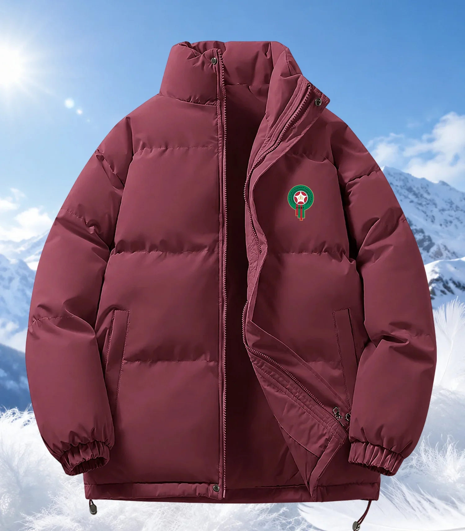 New Outdoor Fashion Trend Versatile Padded Jacket Fashionable Solid Color High-quality Breathable Neutral Thick Cotton Clothing