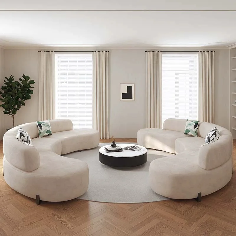 Designer Modern Living Room Sofas Lazy Luxury Gaming Children Sofas Minimalist Replica Floor Curved Wood Divano Home Furniture