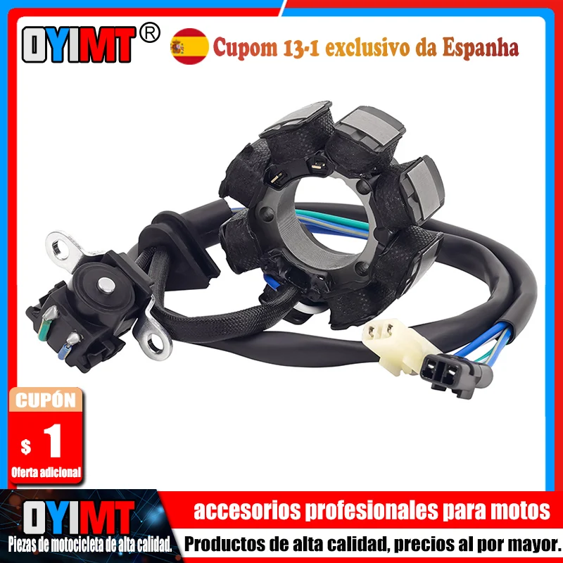 Bobina de estator para motocicleta, accesorio para Honda CRF250R 2004-2009 CRF450R 2005-2007 31120-KRN-670 31120-MEN-730