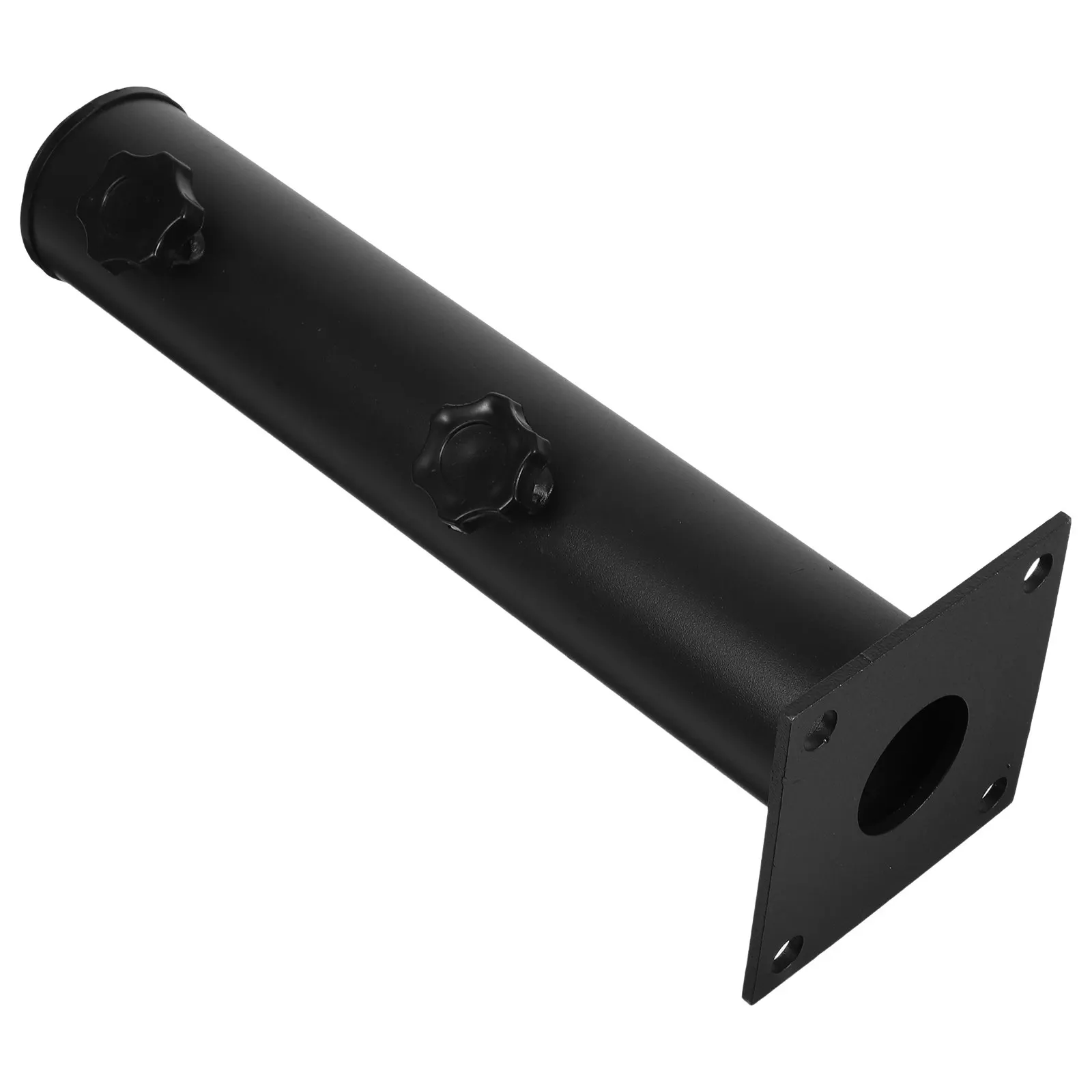 

Усиленная подставка для уличного зонта с центральной железной трубой и регулируемой плоской железной пластиной для использования на террасе, у бассейна, на пляже