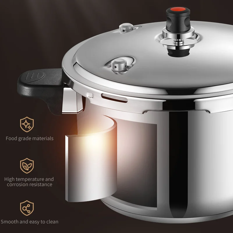 4L Kitchen Gas Pressure Cooker 80KPa High Pressure Cooker Rice Cooker Energy-saving Safety Protection Quick Cooking Machine