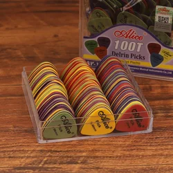 Alice 30/40/50 Pcs/Set Delrin Guitar Picks For Acoustic Electric Guitar 0.46mm-1.12mm Standard Plectra