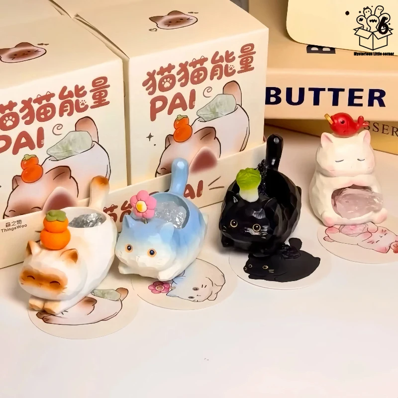 

Милый кот, энергия, кристалл, пал, слепая коробка, милое животное, необработанный камень, украшение для офисного стола, целебный орнамент, подарок-сюрприз для девочек