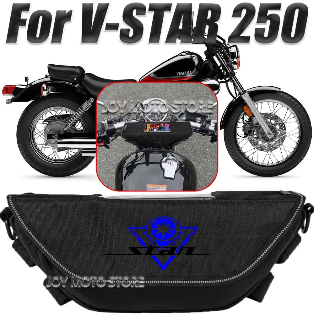 

For V-star 250 v-star 250 vstar 250 Motorcycle accessories tools bag Waterproof And Dustproof Convenient travel handlebar bag