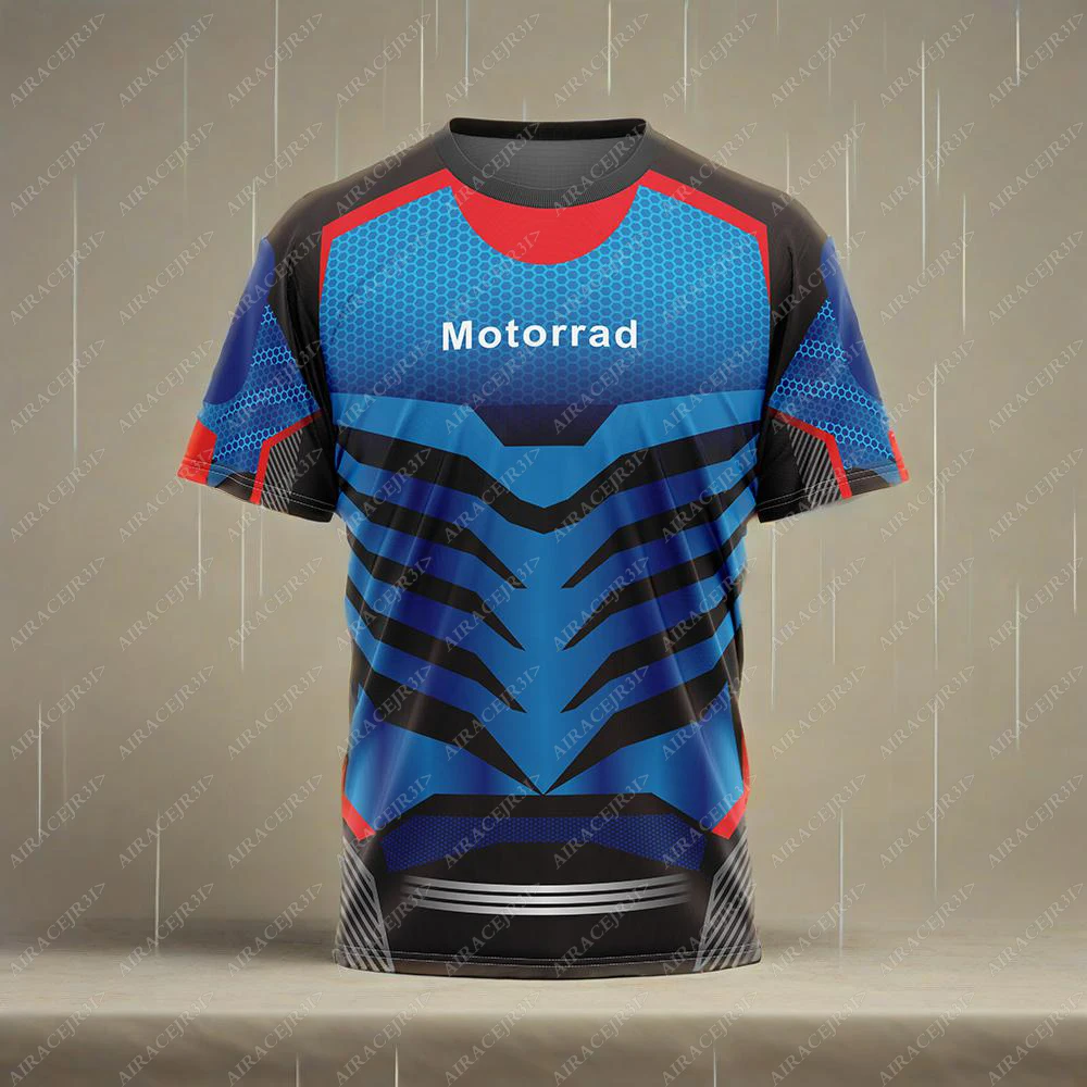 Für BMW Adventure Motorrad Motorsport Reisen Motorrad Sport T-Shirt Herren Team Racing Trikots Sommer Schnelltrocknend Freizeit