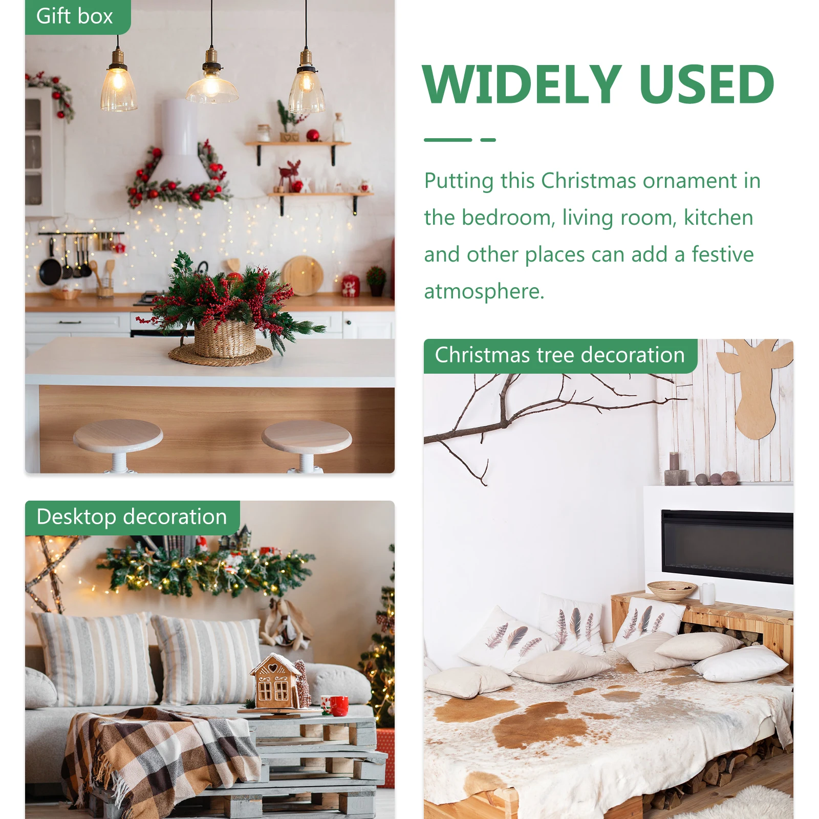 

Xmas Party Santa Claus Statue Resin Craft Christmas Decoration Lovely Desktop Ornament Gift Resin Santa Claus Figurine