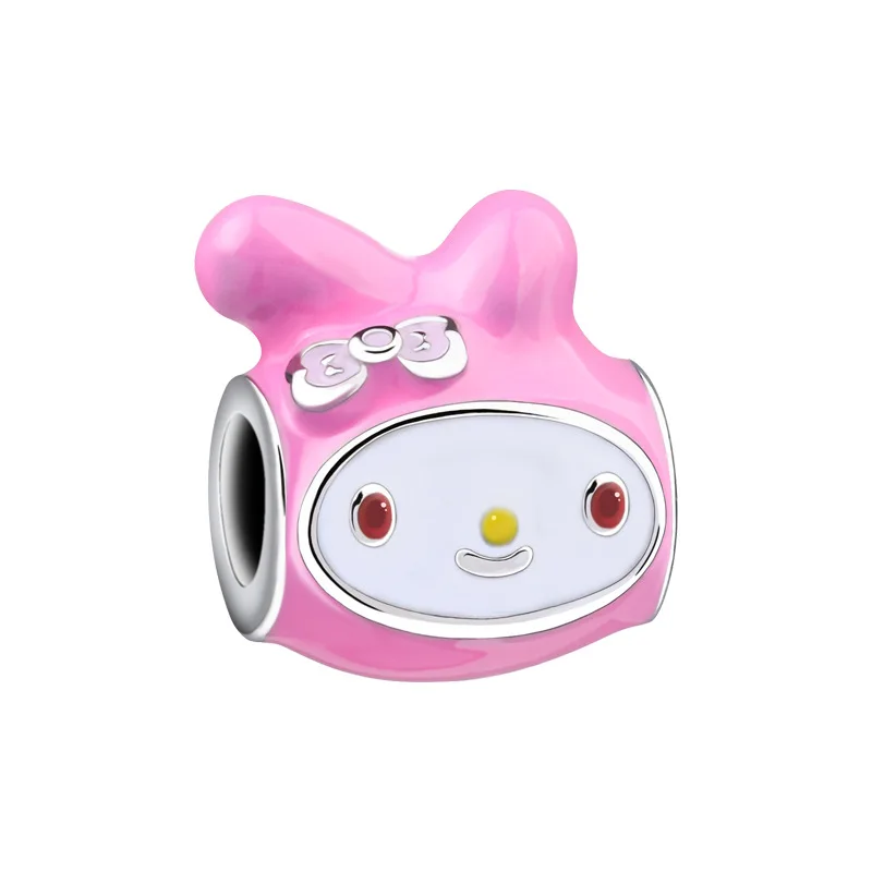 Neue Miniso Mode Sanrio kt Katze Charm Perlen geeignet für original Damen Armbänder Schmuck Accessoires Geschenke