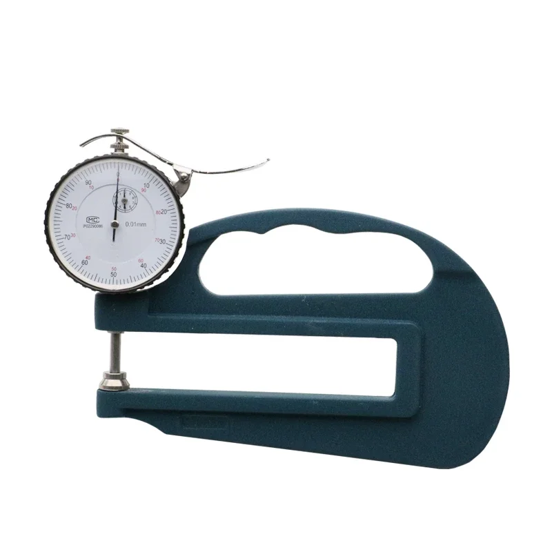 Thickness gauge thickness gauge H type paper leather pointer type 0-10 0.01 high precision thickness gauge