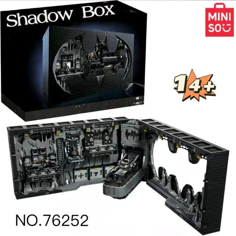 신상품 3981개 슈퍼 히어로 배트케이브 섀도우 박스 76252 클래식 블록 소년 및 성인용 크리스마스 생일 선물