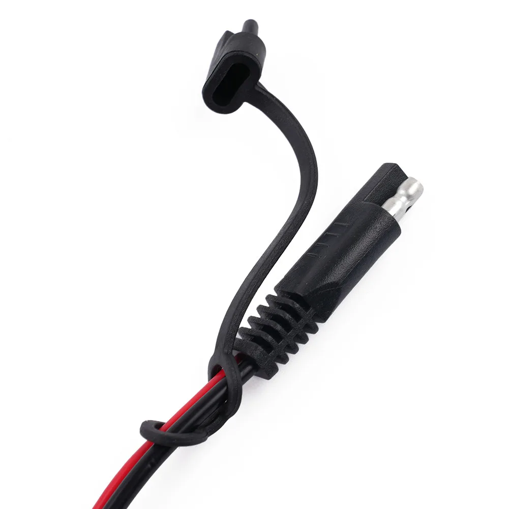 

SAE Quick Disconnect Motorcycle Connector Parts 12V 2 Pin Charging Cable with 10A Fuse and Weatherproof Dust Cover