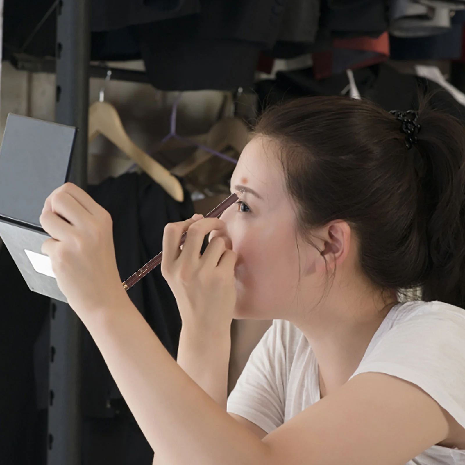 

5Pcs Stereoscopic Eyebrow Pencils Excellent Coloring Effect Portable Beauty Pencils with Sharpeners Eyebrow Makeup Tools