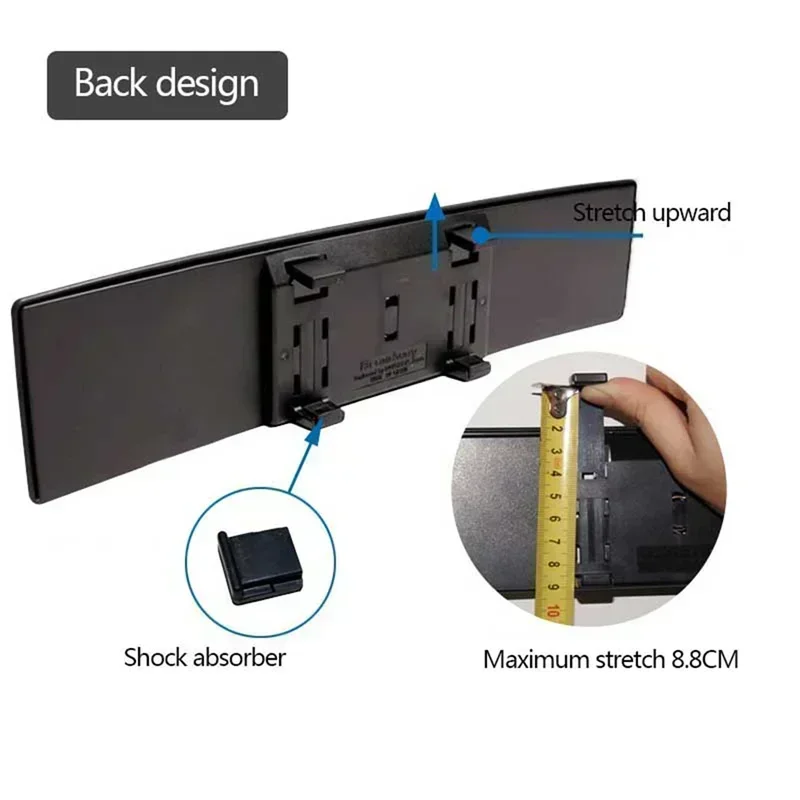 Autospiegel Interieur Achteruitkijkspiegels Universele Auto Achteruitkijkspiegel Anti-glare Groothoek Oppervlak Blauwe Spiegel Auto Accessoires