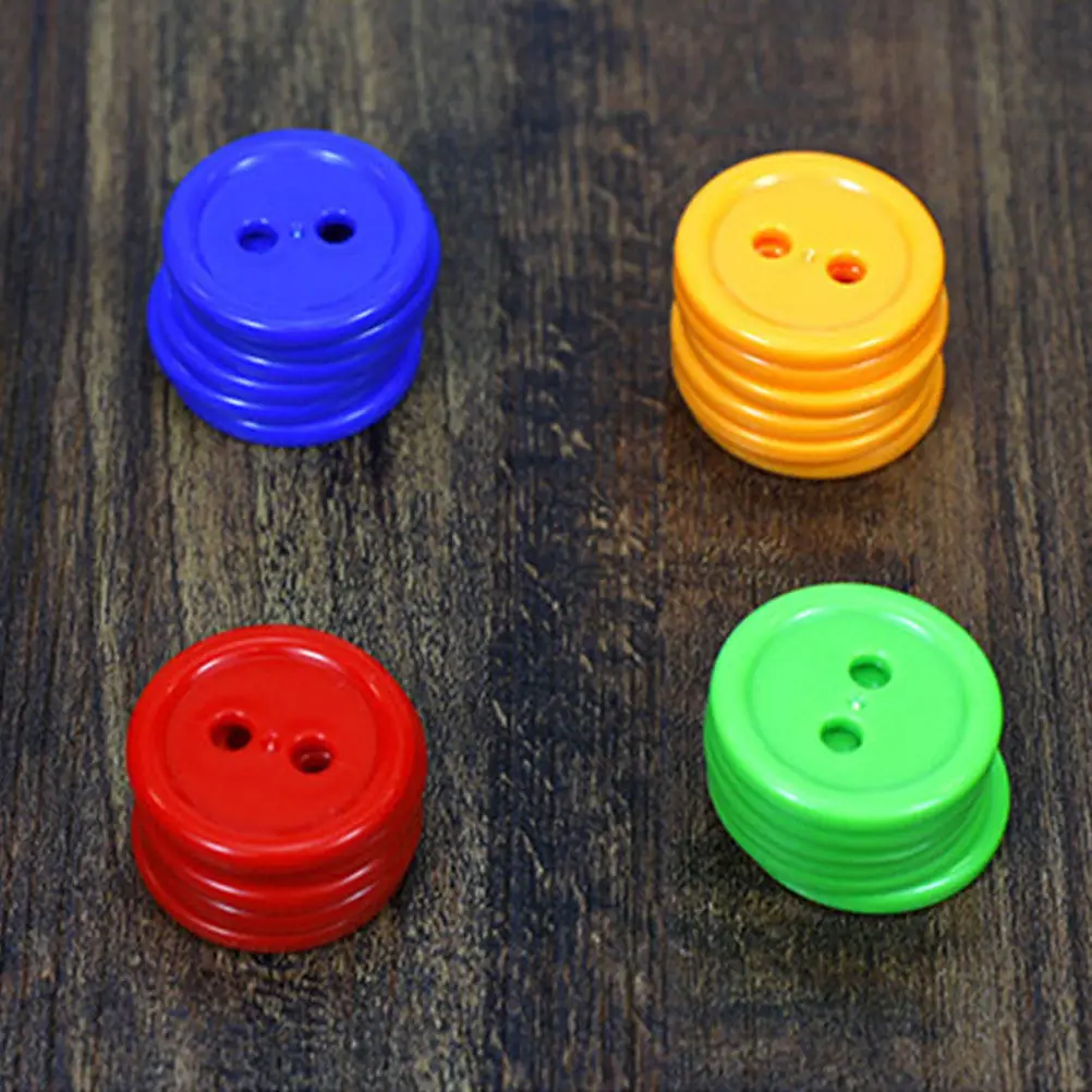 

1Set Kids Clothes Lacing Plastic Teaching Aid Button Sewing Interactive Preschool Educational Game Develops Fine Motor Skills