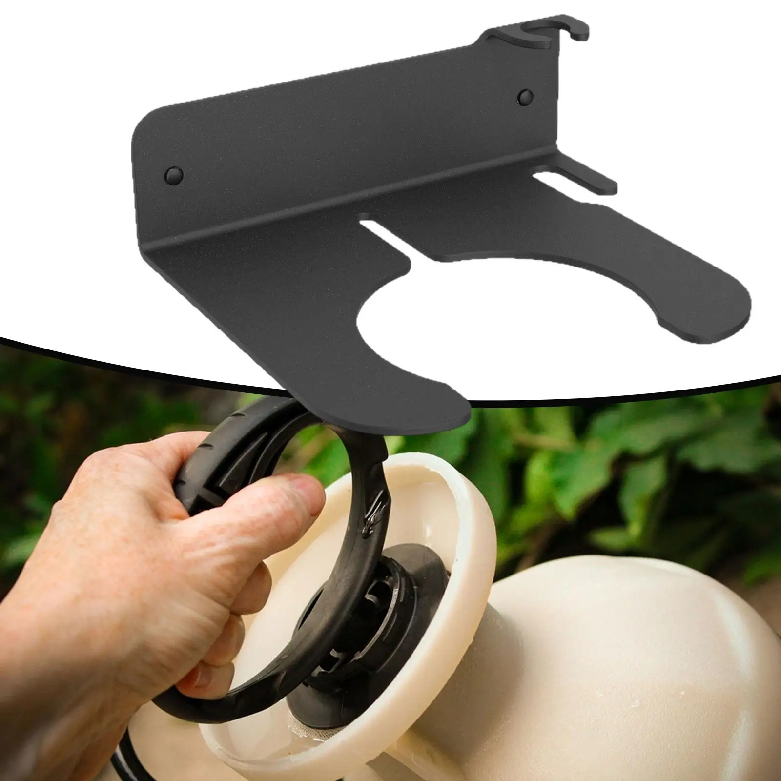 

Garden Pump Sprayer Holder Garden Tool Storage Shelf for Garage Garden Farms