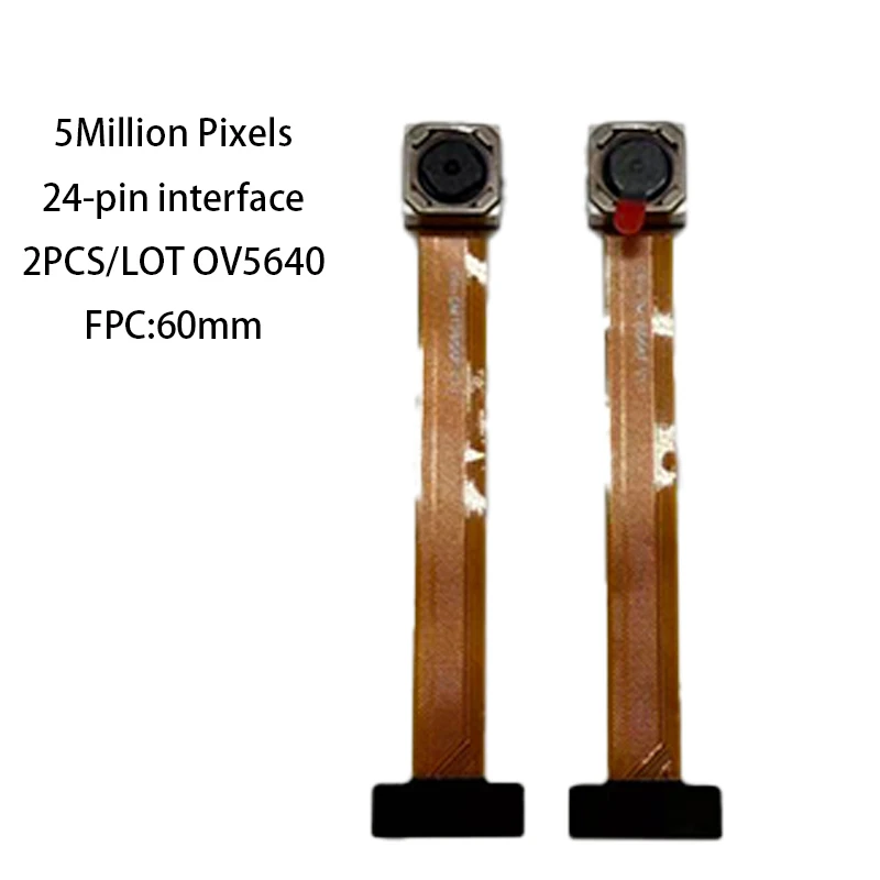 2pcs/3pcs/5pcs 5MP HD OV5640 Auto Focus Camera Module For ESP32-CAM Industrial Video Soft Board 24PIN FPC 60MM length