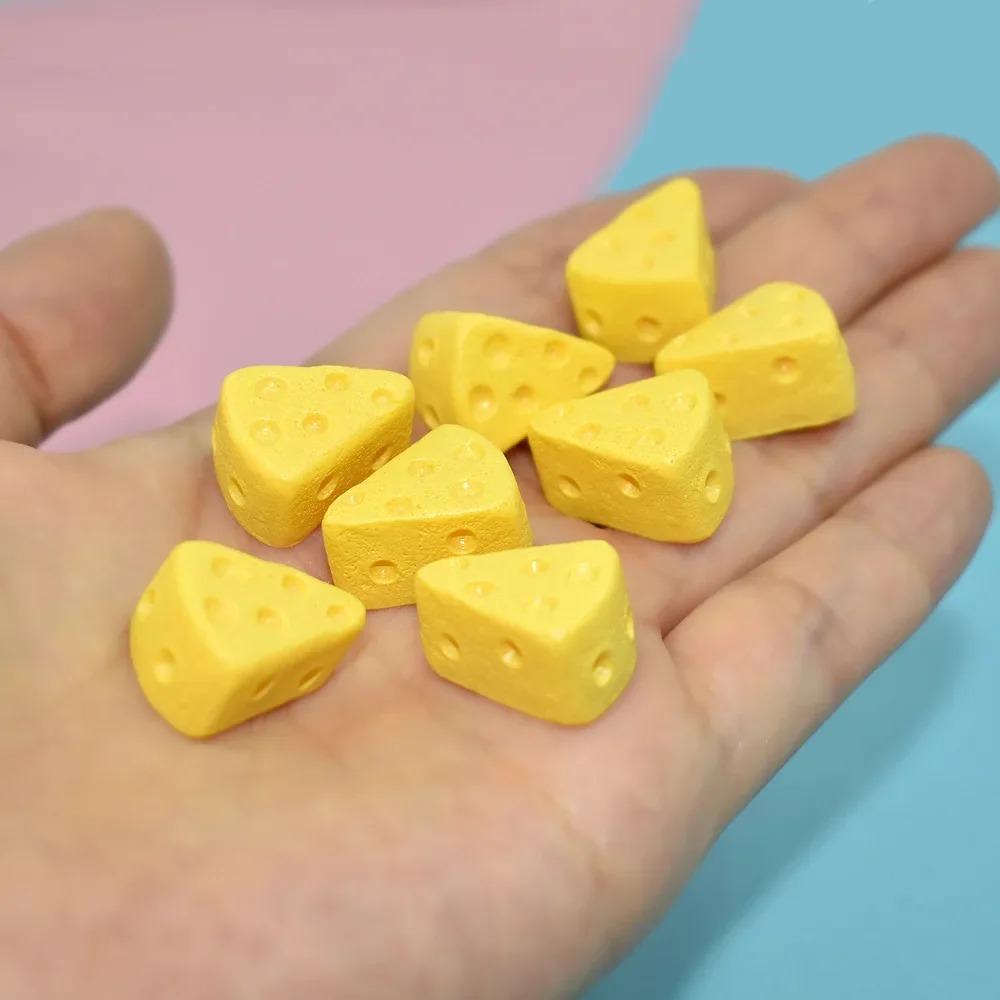 new-100pcs-lot-miniature-food-mini-cheese-cake-dollhouse-pretend-play-toys