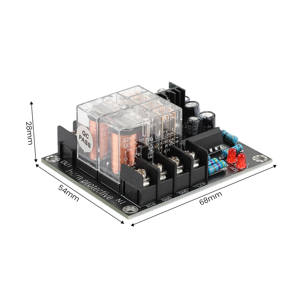 AIYIMA 12-18V UPC1237ลำโพงป้องกันลำโพงป้องกันประกอบโมดูล Boot Delay DC Monitor