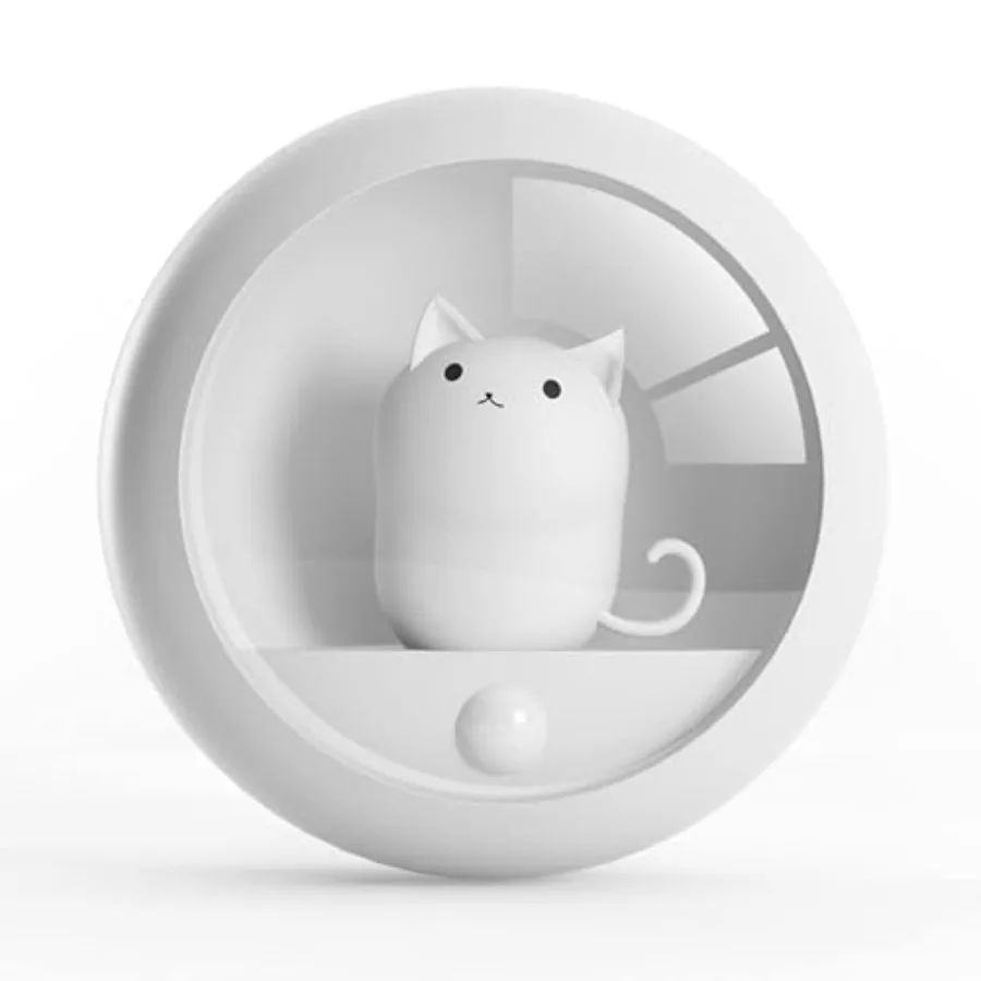 Rechargeable Magnetic Motion Sensor Cat Light