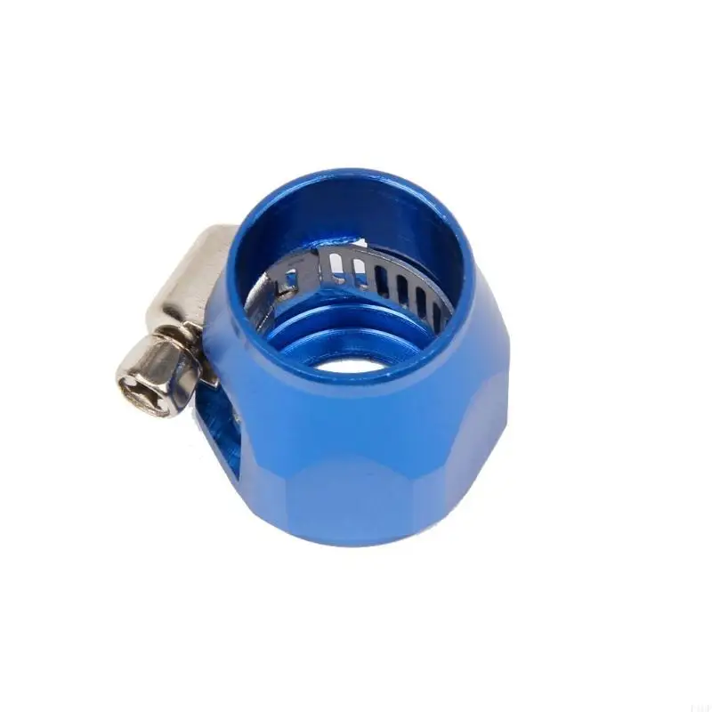 F1CF AN8 Vehicle Hose Finisher Clamp Radiator Modified Pipe Clip Buckle Universal Hose Clamps Water Gas Oil End Finisher