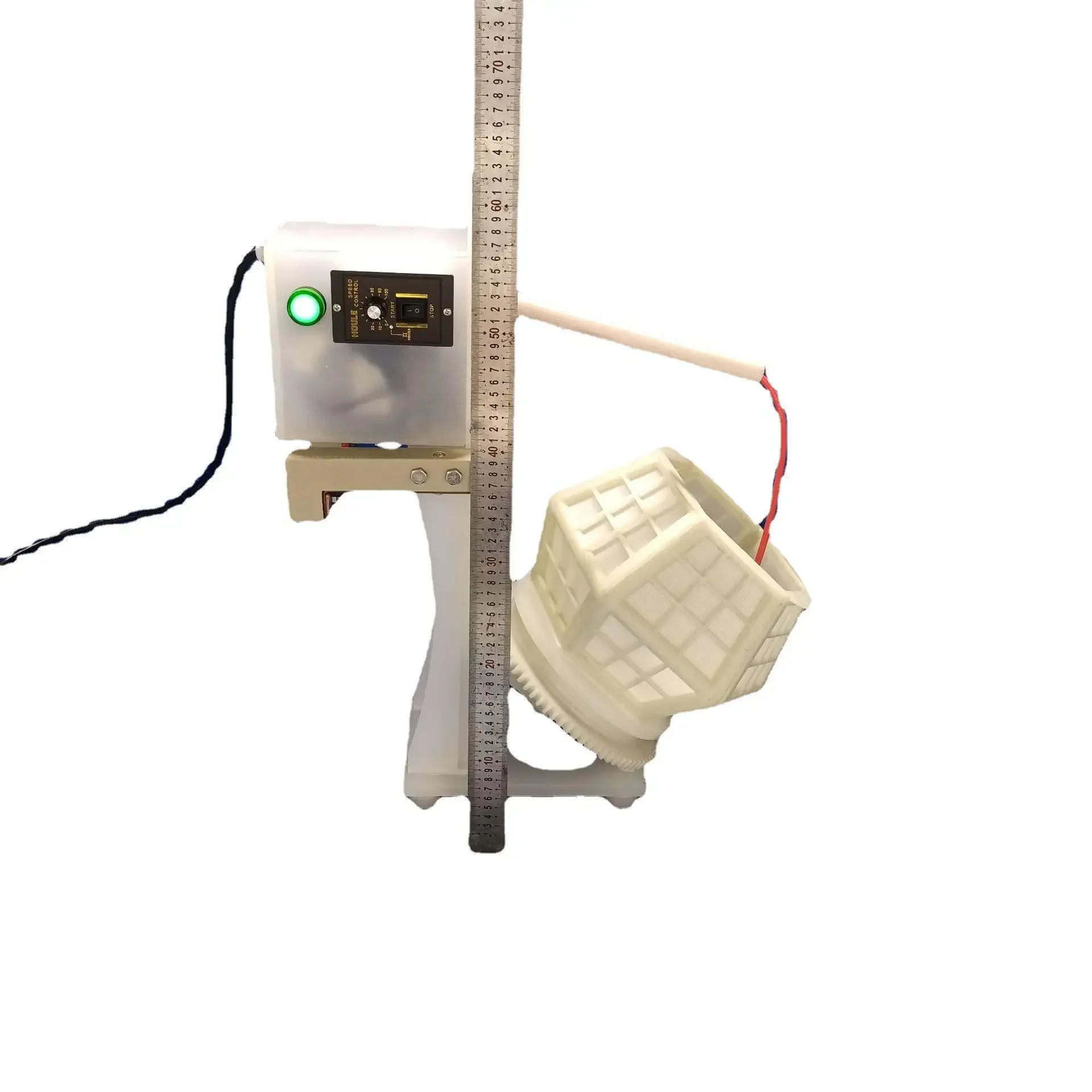 Laboratory Inclined Plating Bucket Electroplating Machine for Nut Screw Small Metal Parts Galvanized Chromium Plating Processing