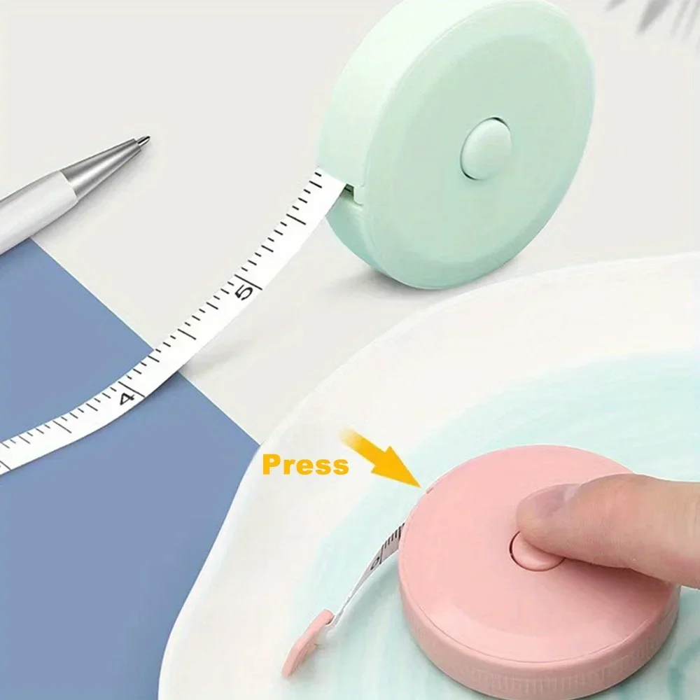 2/3 Pcs 1.5 Meter Flex Measure Double Body Sewing Flex Measure Body Measurement Tool Witness Tailoring Craftsmanship 60 Inch