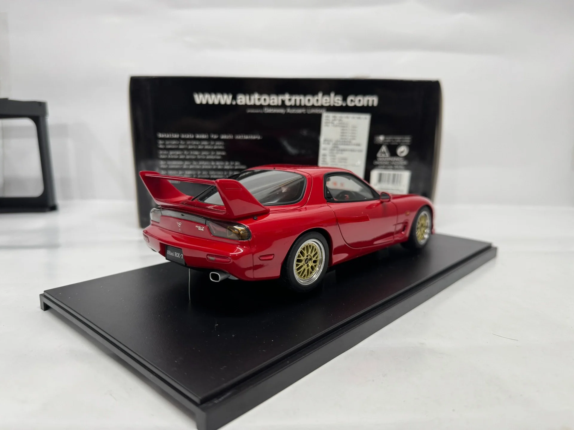 Autoart 1:18 RX7 FD Tuned Version Red Simulation Limited Edition All Open Alloy Metal Static Car Model Toy Gift