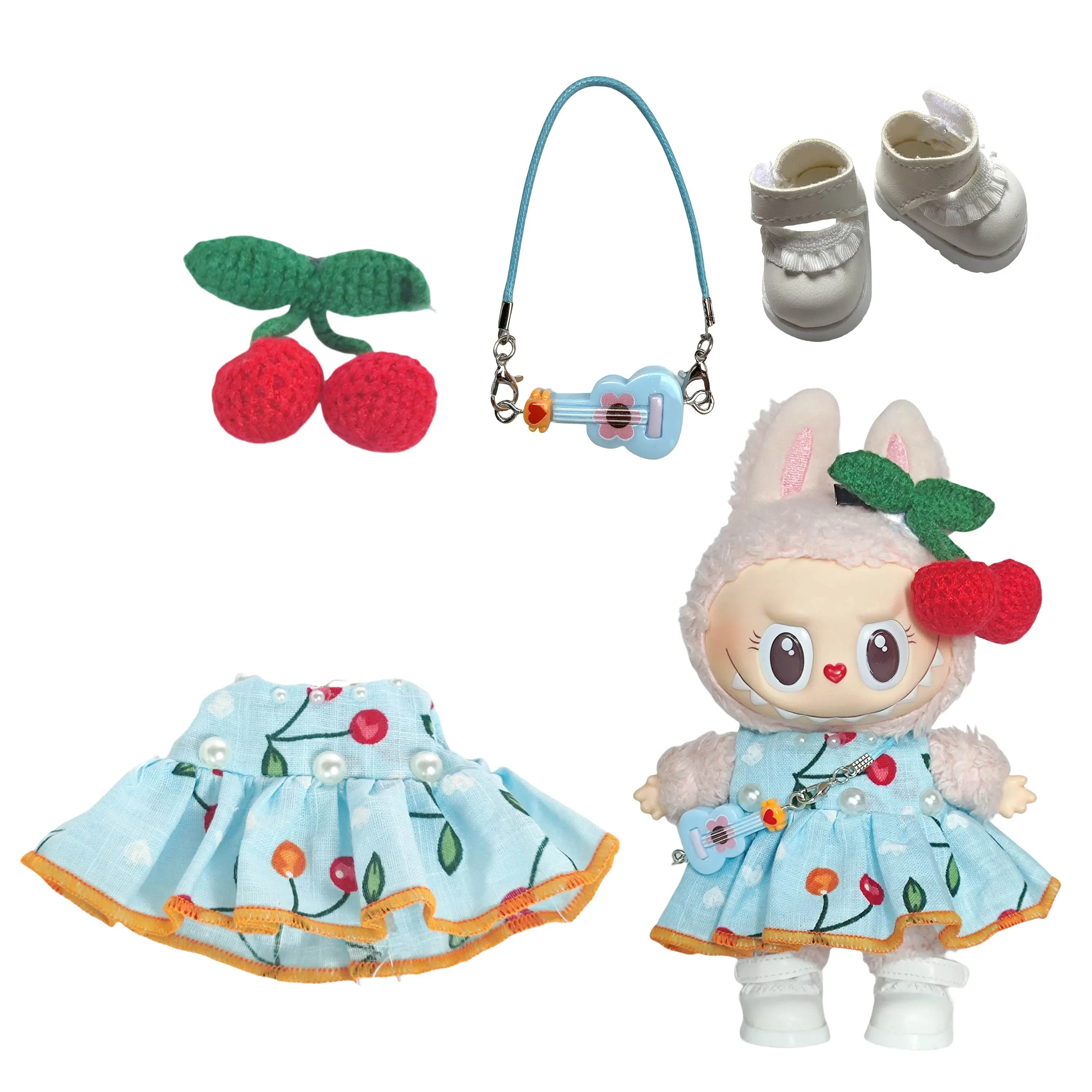 ملابس لإكسسوارات لابوبو لكوريا kpop exo المعبود الشريط تنورة الأحذية الملابس هدية