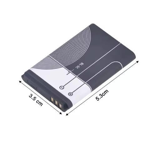BL-5C Battery for Nokia 1100, 1110, 1200, 1208,1209,1280, 1600, 2600, 2700, 3100, 3110, 3120, 3555, 3650, 6230i, n70, n72