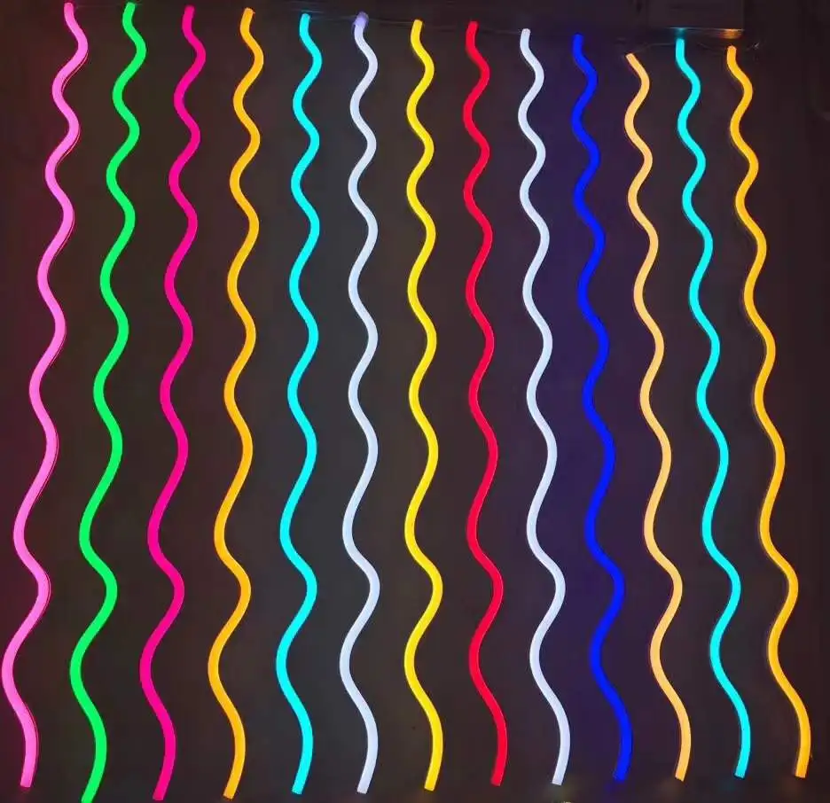 5V 12V 24V Led Neon Streifen Licht 6mm Schmales Seil Flex Band Silicon Tube Bar Wasserdicht DIY Zeichen Rot Grün Blau Gelb Rosa Weiß – Detail 3