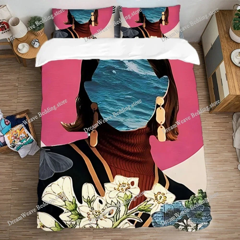 

Queen Bed Comforter Sets Dadaism Duvet Cover Set Single Double Large Size Bedding Decorations Art Pillowcase Fashion Linen Quilt