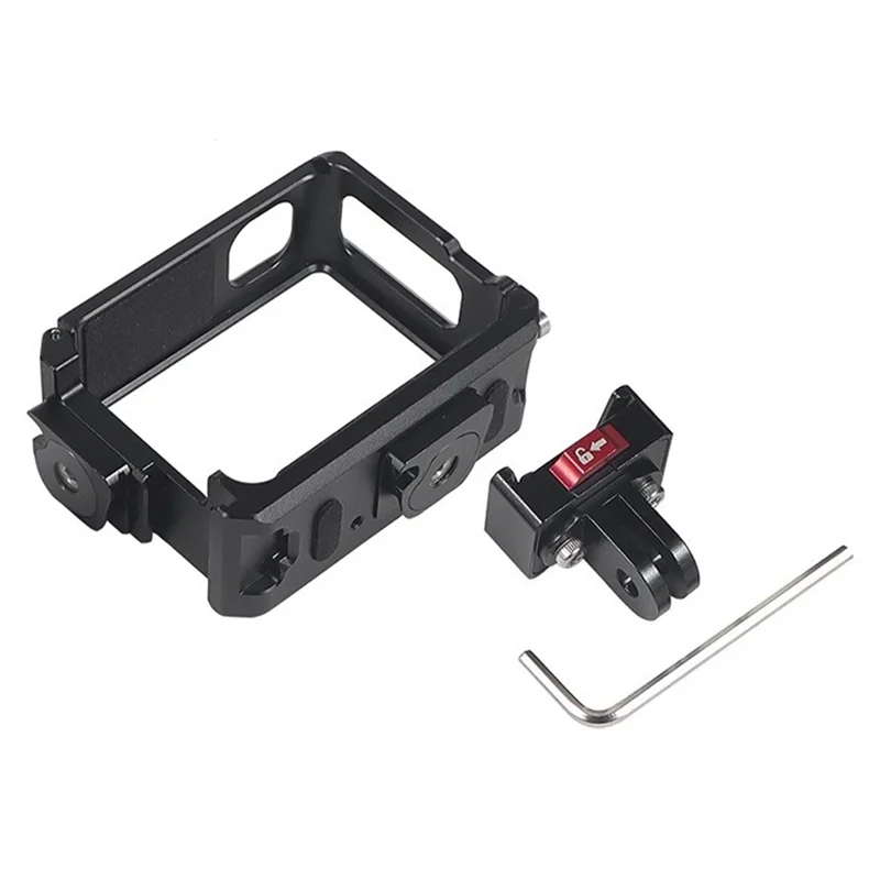 AS95-Insta360 GO3 / GO 3S 超軽量金属ケージフレームケース保護シェルプロテクターアクセサリーデュアルコールドシューズ