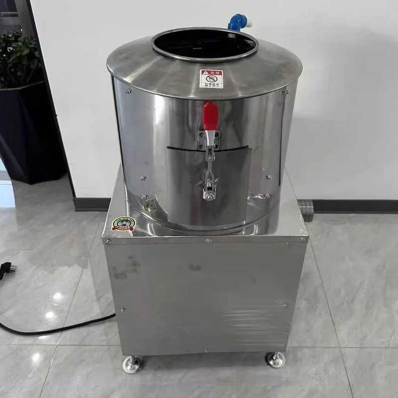 

Automatic Potato Ginger Washer Peeler High Performance Brush Washing Peeling Machine for Taro and Potato