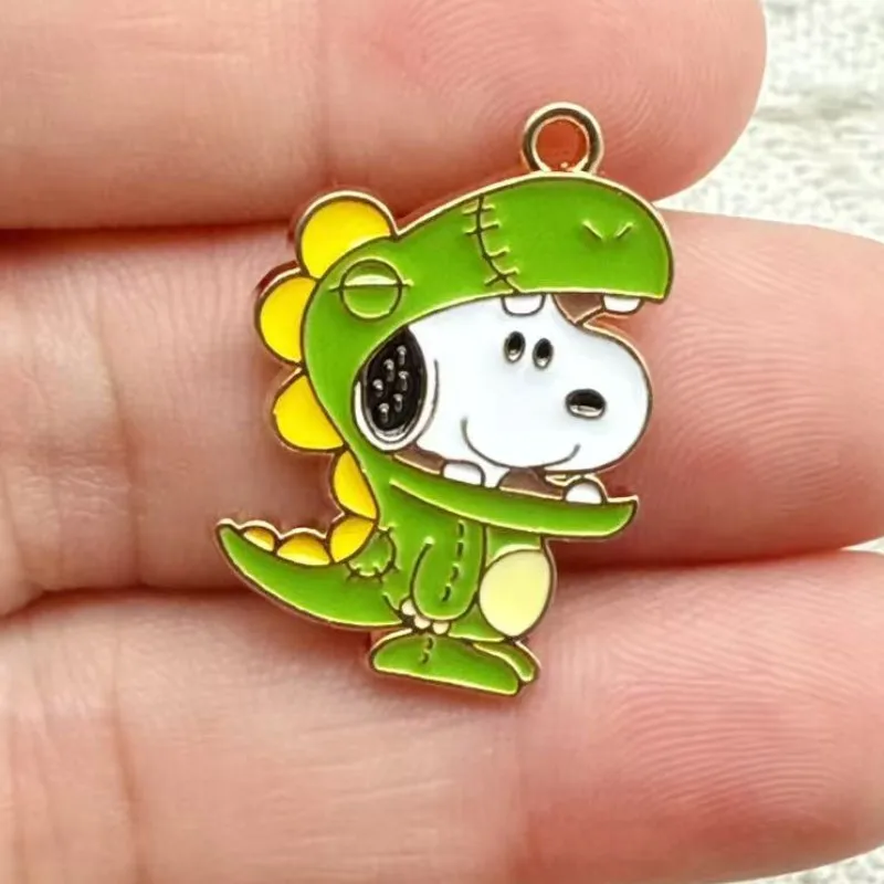 10Pcs Enamel Dog Handmade DIY Keychain Cartoon Peripherals Accessories for Jewelry Making RedHouse Fashion Style Jewelry Finding