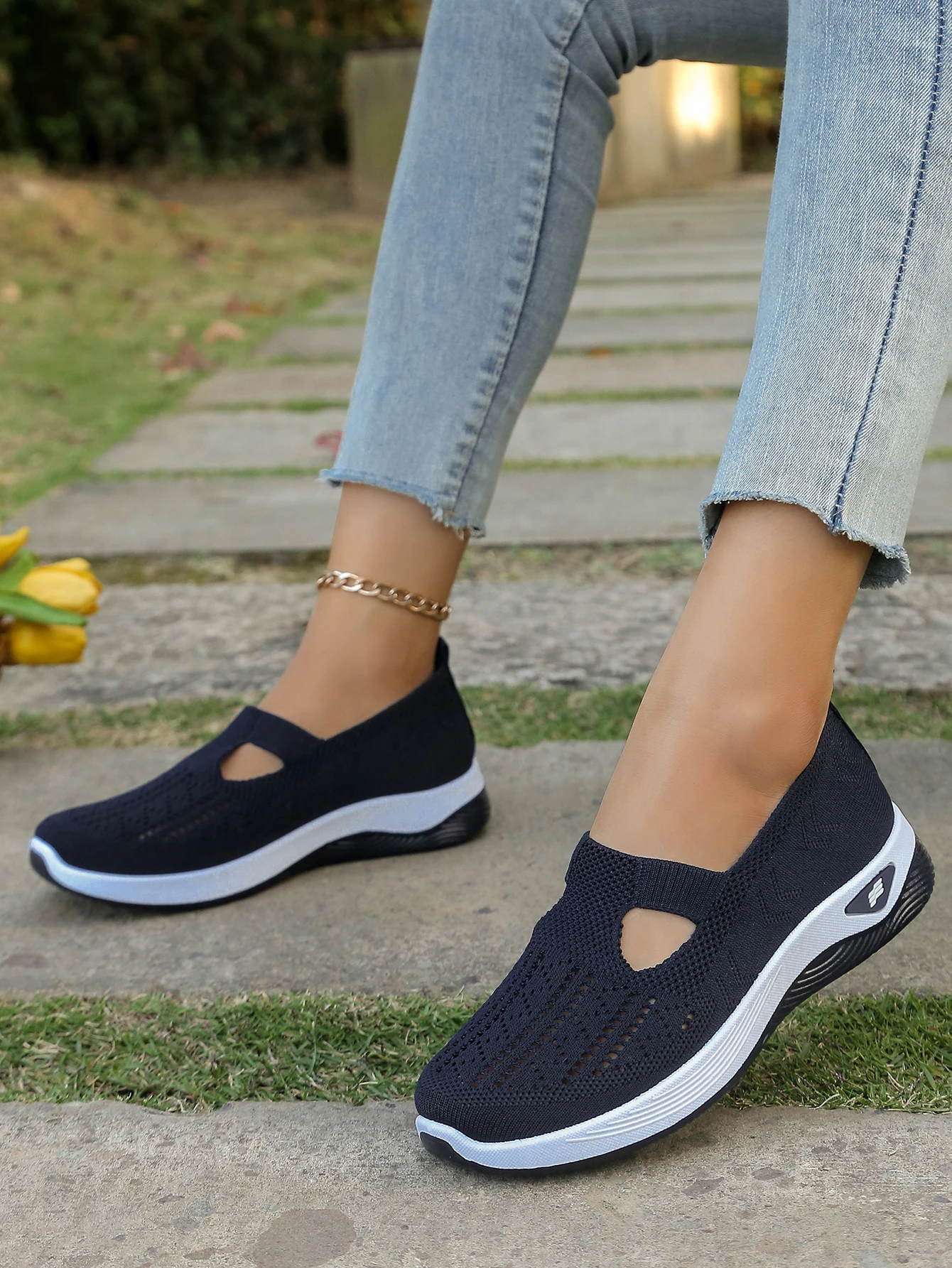 Damen-Sneaker, atmungsaktive Schuhe, Mesh-Low-Top-Schuhe mit weicher Sohle, leichte Damenschuhe, Sommerschuhe für Damen, Schuhe mit kostenlosem Versand – Detail 17