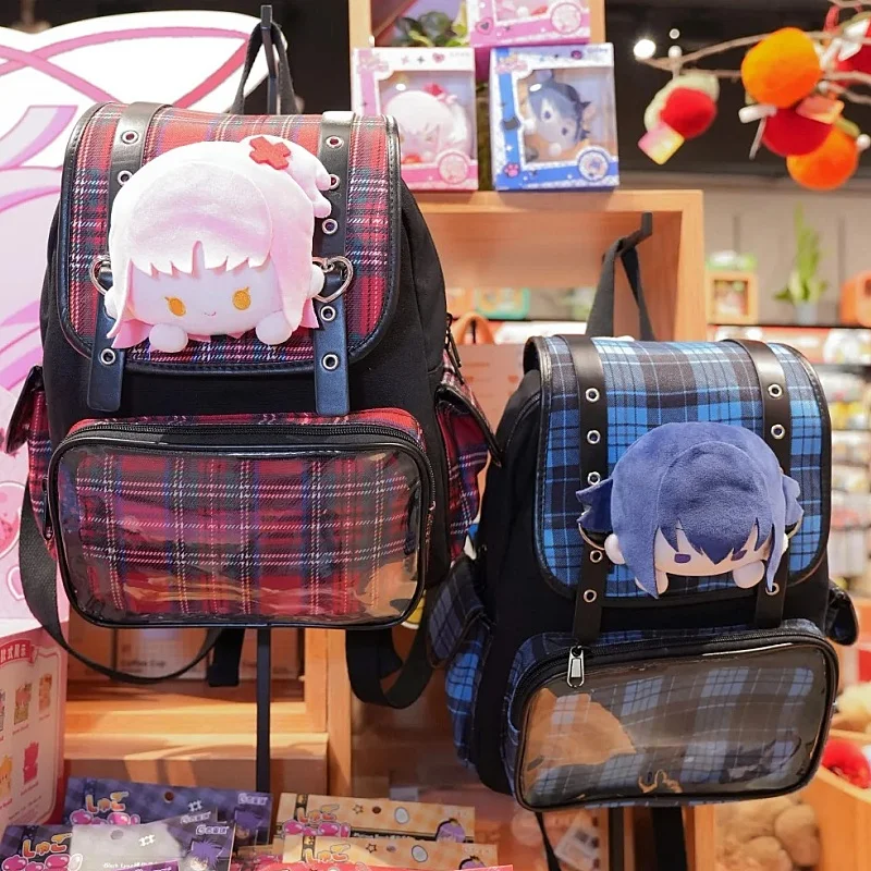 

Натуральный студенческий рюкзак Shugo Chara Hinamori Amu Tsukiyomi Ikuto, милый рюкзак Y2k для девочек, товары в стиле аниме, игрушки, подарки для девочек