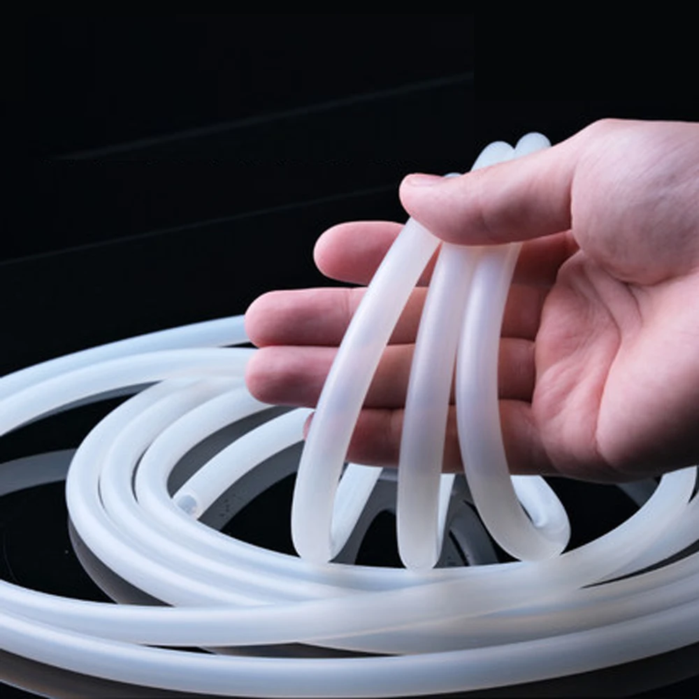 Clear Transparent Silicone Rubber Hose Pipe Tube 5M Food Grade 4 5 6 7 8 9 10 11mm Out Diameter Flexible Nontoxic Silicone Tube