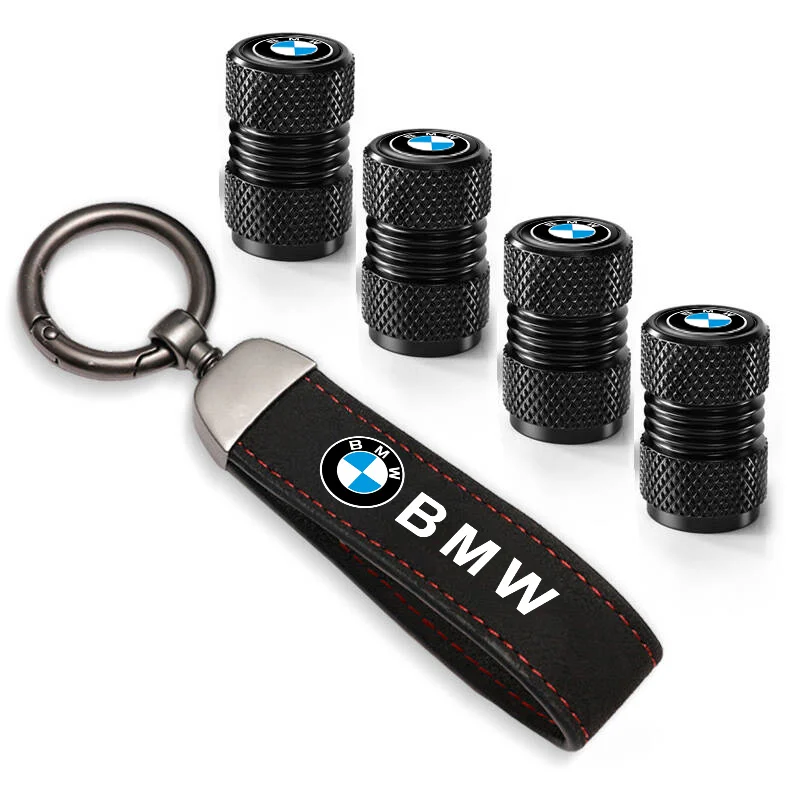 4Pcs Car Wheel Tire Valve Caps Air Stem Covers Accessories For BMW 50th F12 F13 F30 E60 E65 E66 E63 F01 F02 X1 X3 4 5 6 7 Series