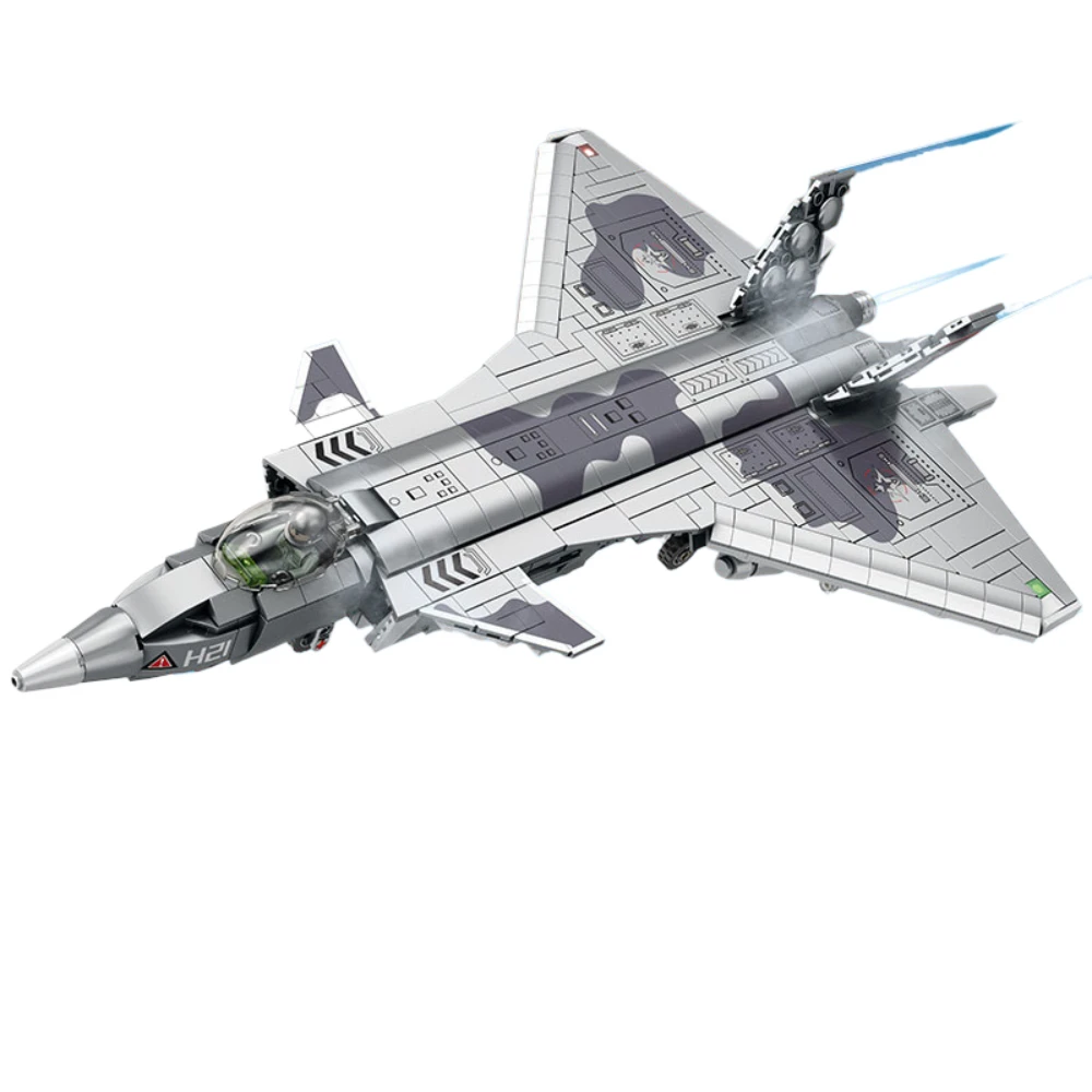 

Строительные блоки Stealth Fighter Jet J10 J20 J35 F14 F15 F16 F18 F22 F35 Модель военного самолета Подарки для мальчиков и взрослых