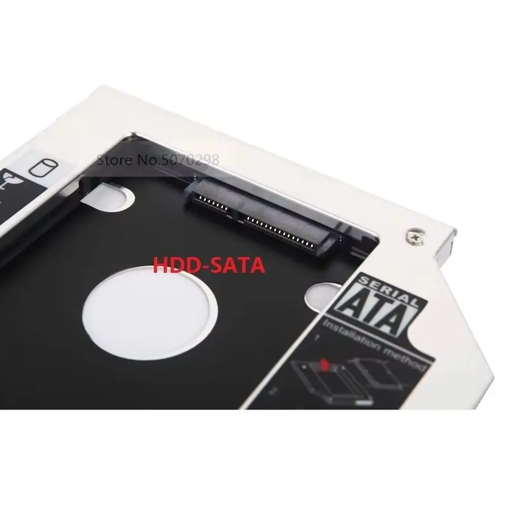 2nd 2.5 SSD HDD Hard Drive Optical bay Caddy Bracket for Samsung NP530U4CL NP270E5EV NP520U4C Dell PowerEdge R420 R430 R620 R630