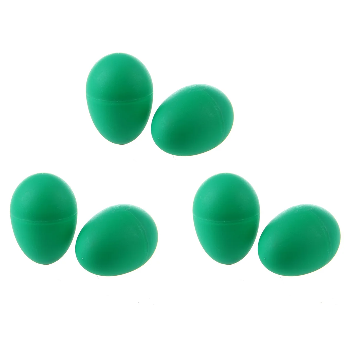 A71P 3-пара пластиковых зеленых яиц маракаи