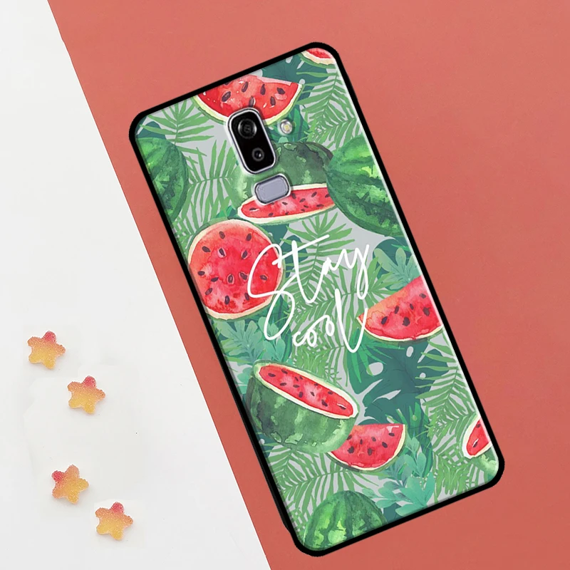 Cute Summer Fruit Watermelon Case For Samsung Galaxy J8 2018 A7 A9 A6 A8 J4 J6 Plus J1 A3 A5 2016 J3 J5 J7 2017 Cover