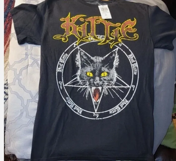 Kittie rock band 90s Retro style Black T shirt Men Women Unisex reprint