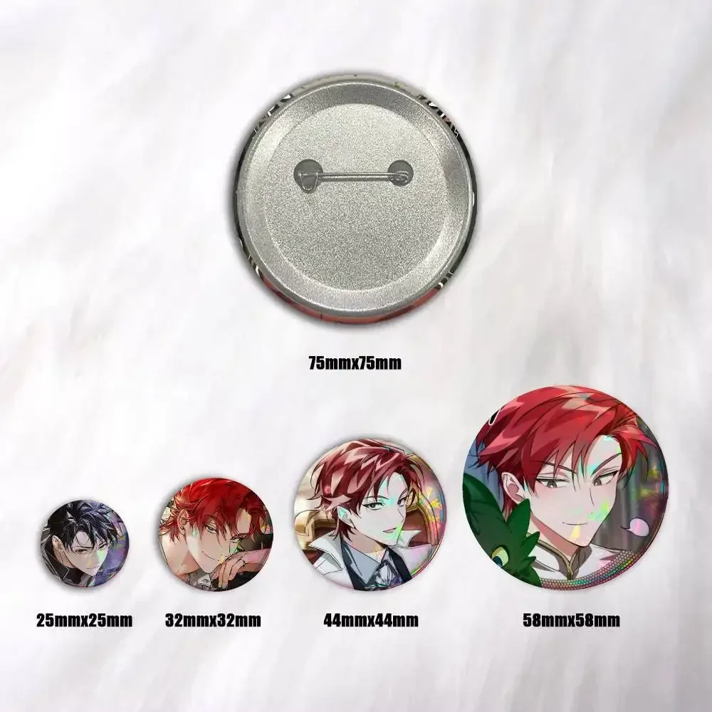 Anime K-Korean Manga Trash Of The Counts Family Badge Tinplate Meme Round Brooch for Hat Bag Creative Lapel Jewelry Accessories